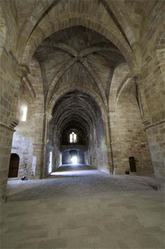 Nave principal desde el presbiterio de la iglesia de Juarros